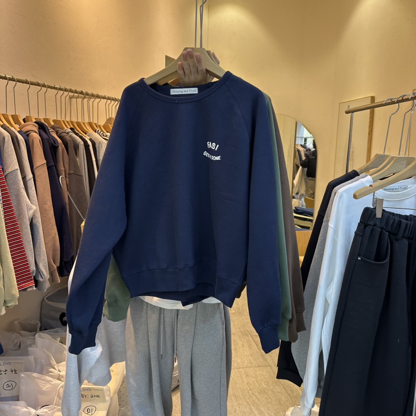 AND FLOYD韓國直郵㊣女裝新款職業熱賣推薦休閑25秋冬衛衣加絨stunning and Floyd衛衣圖色2