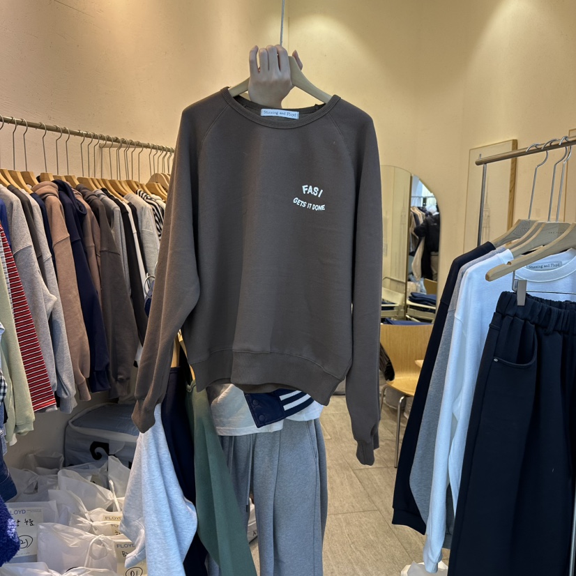 AND FLOYD韓國直郵㊣女裝新款職業熱賣推薦休閑25秋冬衛衣加絨stunning and Floyd衛衣圖色4