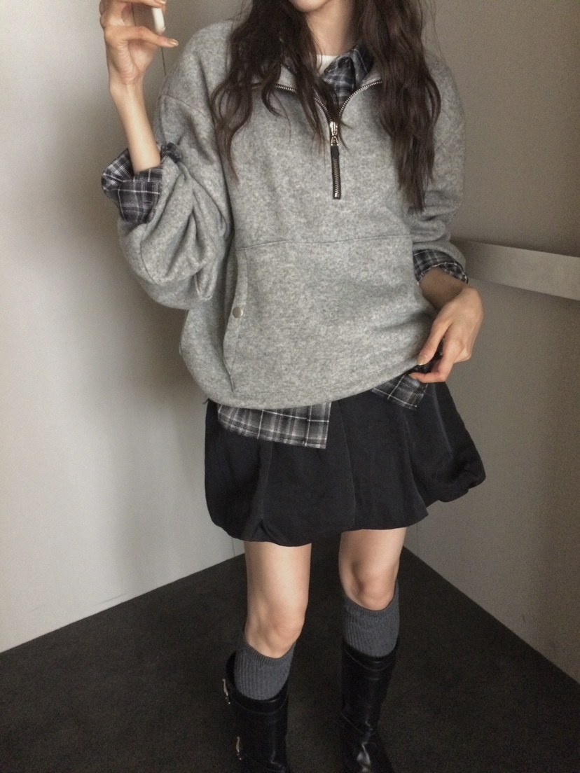 ANOU韓國直郵㊣女士新款職業人氣時尚熱賣休閑推薦25秋冬衛衣ANOU衛衣