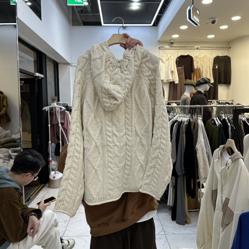 IN KIRA韓國代購㊣女裝新款人氣25秋冬休閑熱賣推薦時尚毛衣IN KIRA毛衣