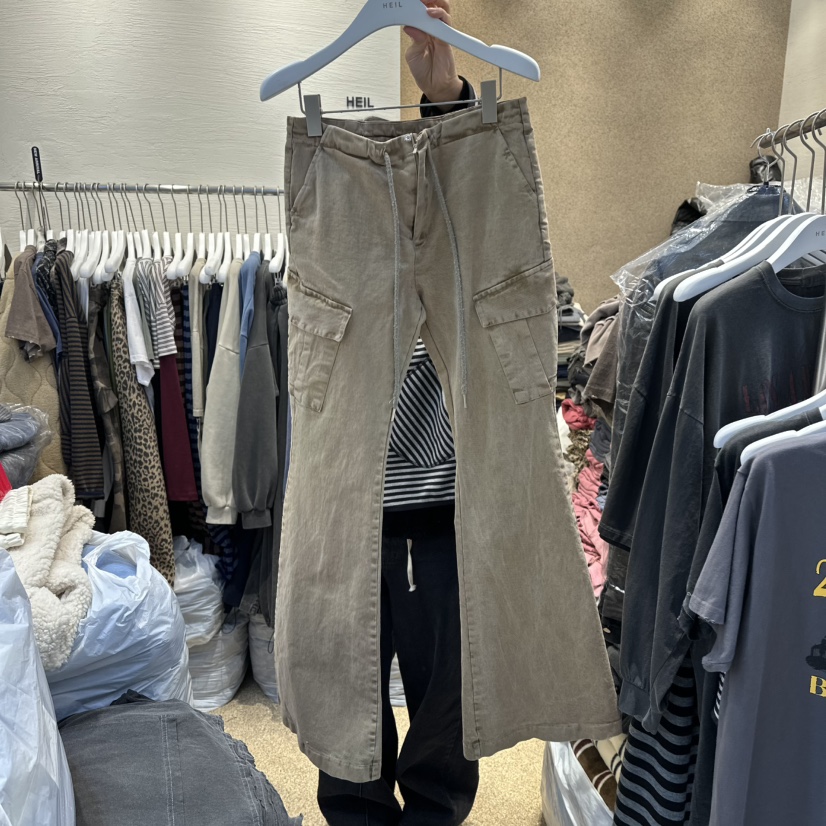 HEIL東大門㊣代購女士新品人氣職業休閑真品推薦休閑褲豬皮HEIL休閑褲圖色1