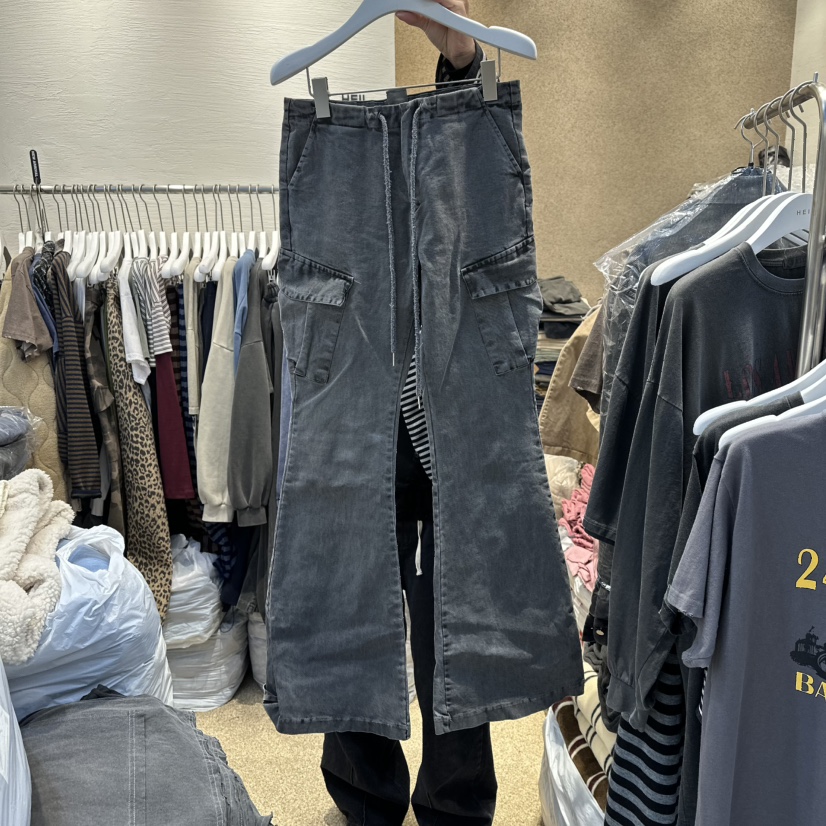 HEIL東大門㊣代購女士新品人氣職業休閑真品推薦休閑褲豬皮HEIL休閑褲圖色2