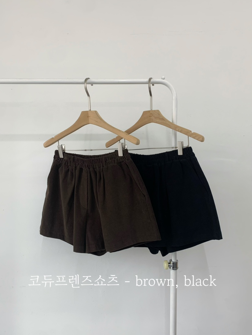 ANOU韓國直郵㊣女裝新品人氣職業時尚25秋冬熱賣短褲燈芯絨ANOU短褲