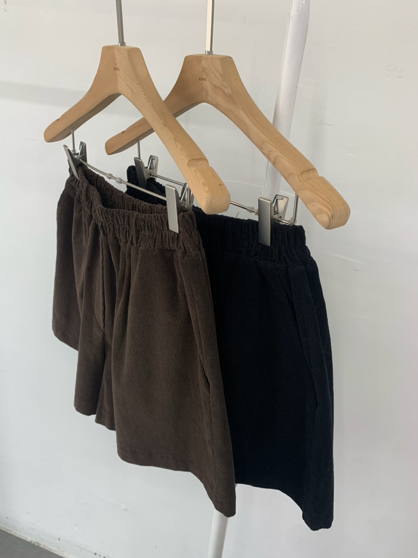 ANOU韓國直郵㊣女裝新品人氣職業時尚25秋冬熱賣短褲燈芯絨ANOU短褲