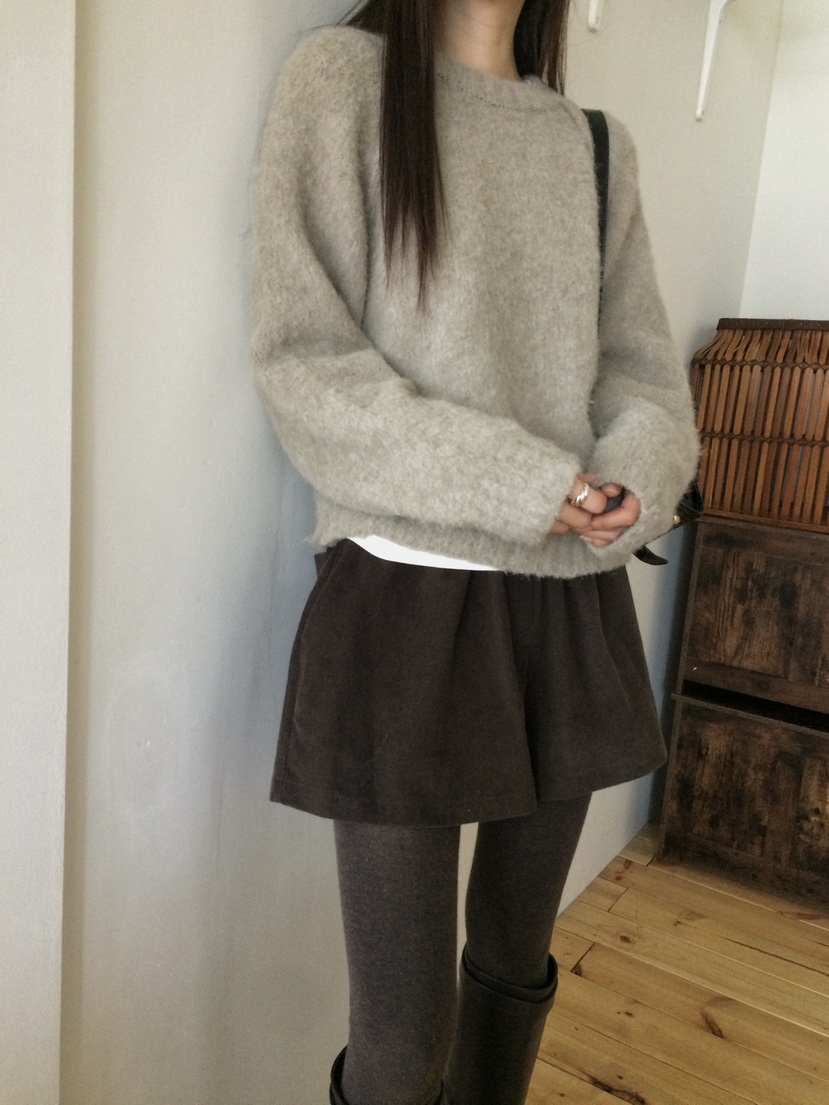 ANOU韓國直郵㊣女裝新品人氣職業時尚25秋冬熱賣短褲燈芯絨ANOU短褲