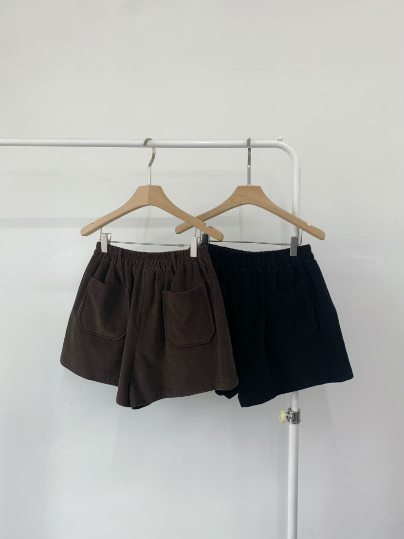 ANOU韓國直郵㊣女裝新品人氣職業時尚25秋冬熱賣短褲燈芯絨ANOU短褲