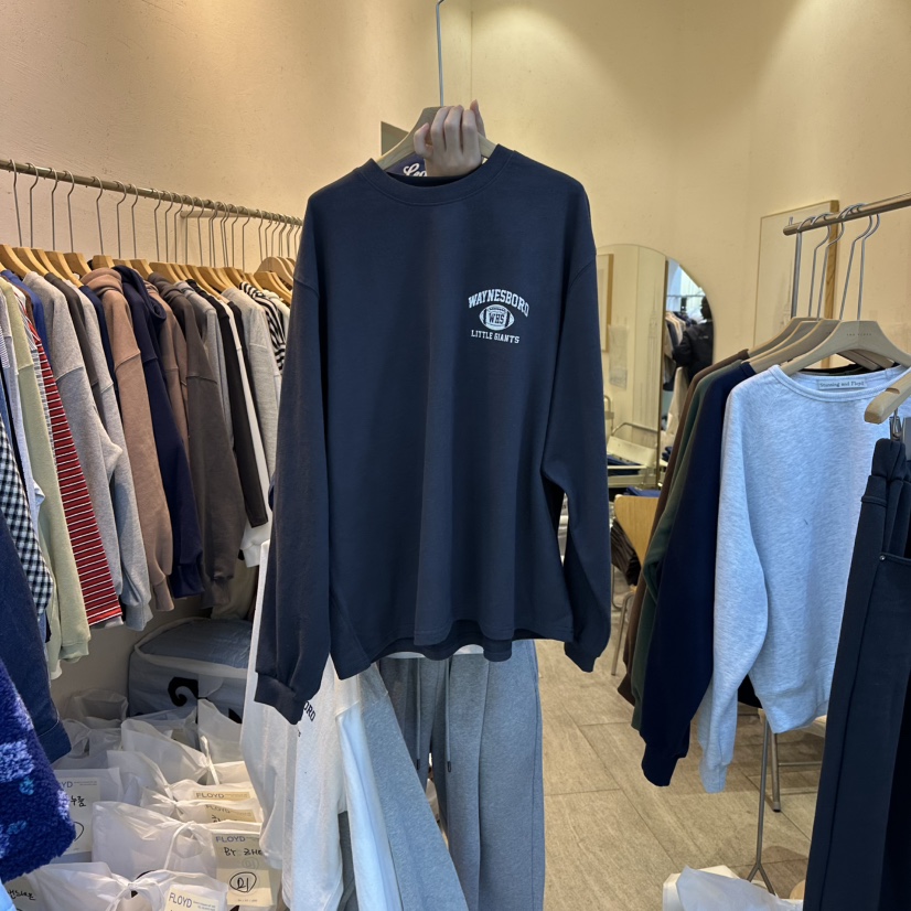 AND FLOYD東大門㊣代購女裝新款職業時尚真品休閑人氣長袖T恤stunning and Floyd長袖T恤圖色3