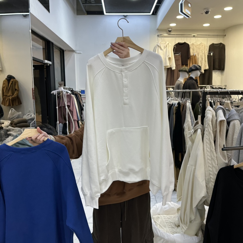 IN KIRA東大門㊣實拍女裝新品真品時尚職業休閑推薦25秋冬衛衣IN KIRA衛衣圖色1