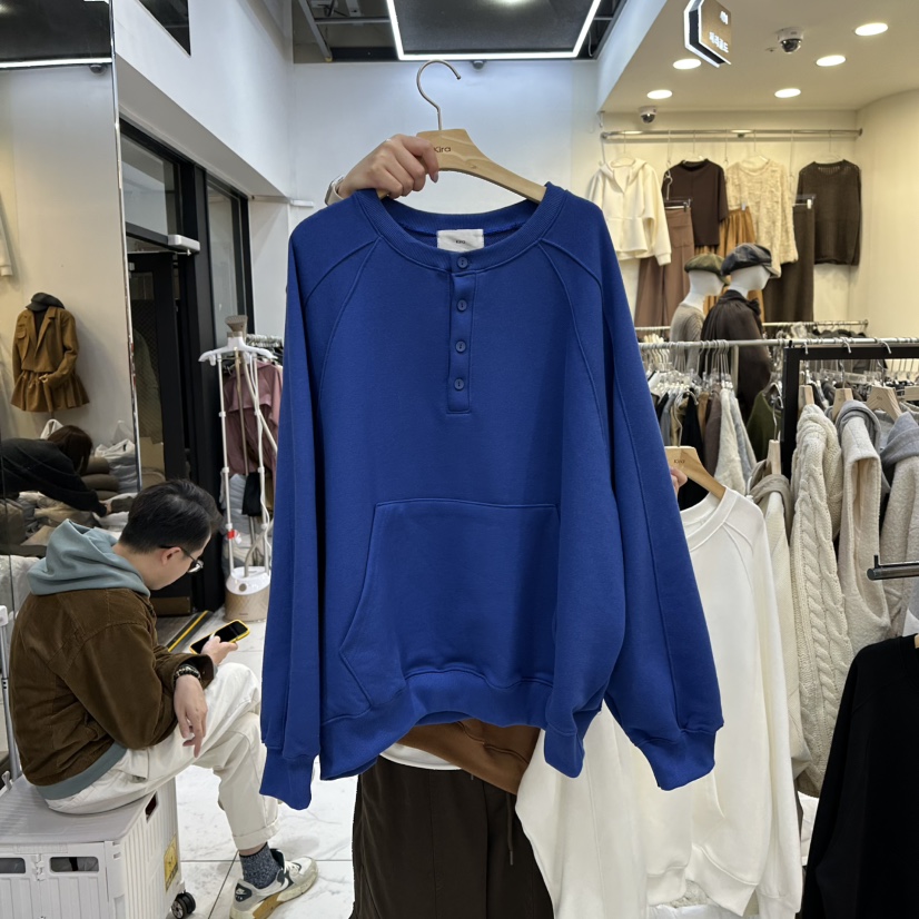 IN KIRA東大門㊣實拍女裝新品真品時尚職業休閑推薦25秋冬衛衣IN KIRA衛衣圖色4