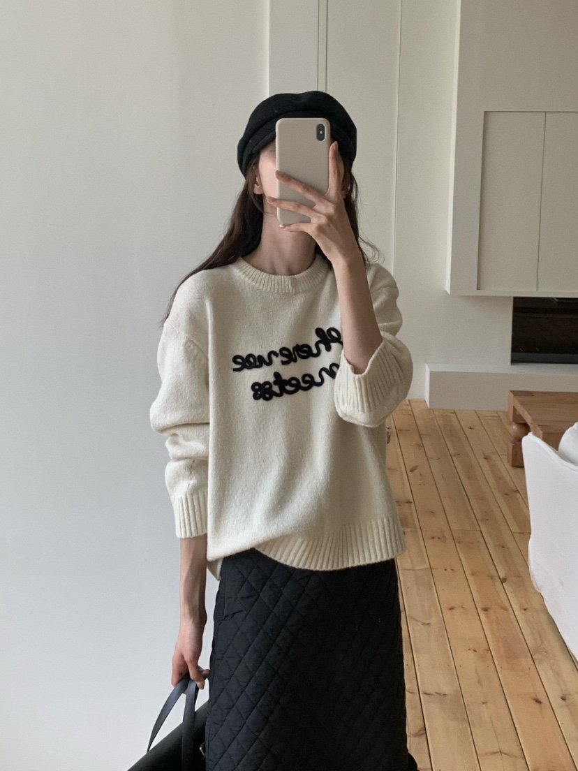 ANOU東大門㊣代購女士新品熱賣25秋冬人氣半身裙中短裙絎縫ANOU半身裙/中短裙