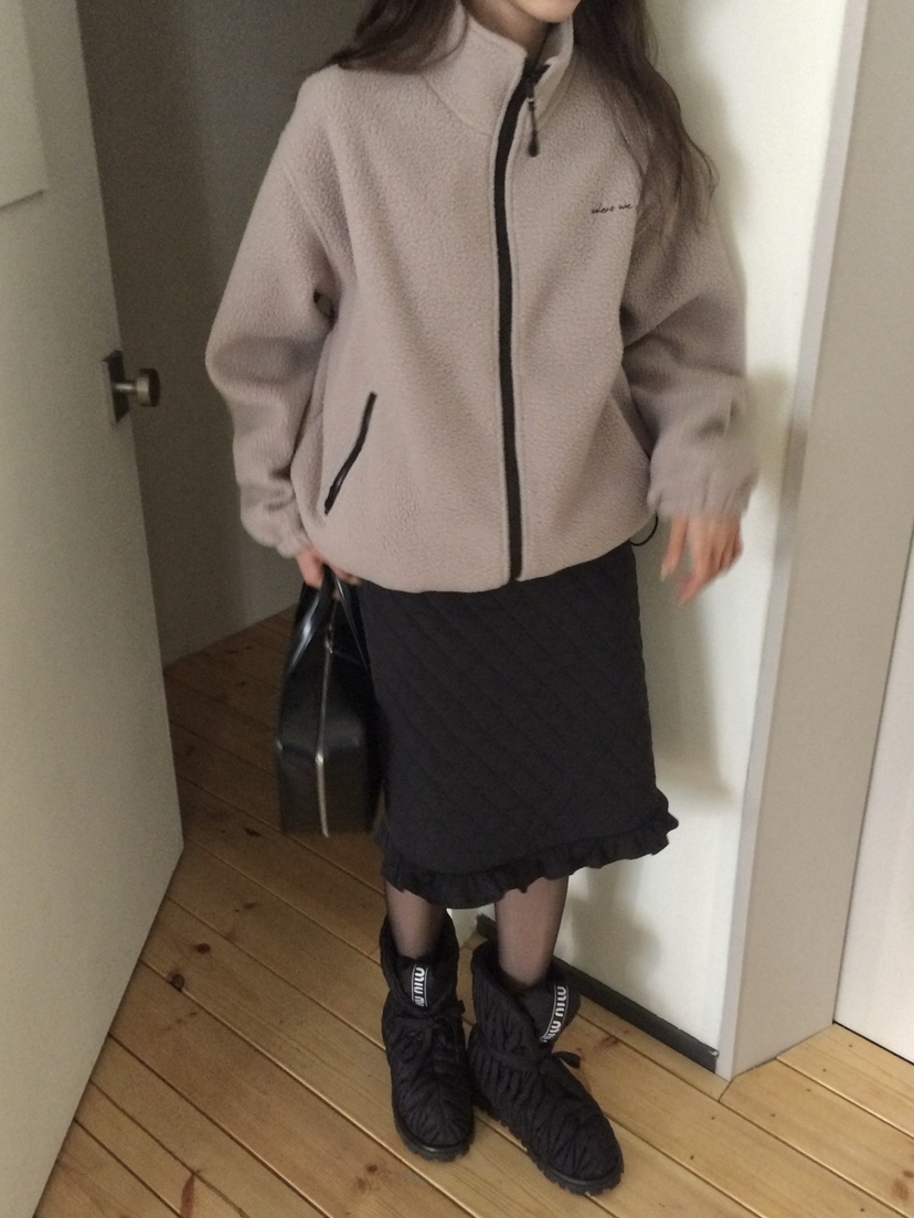 ANOU東大門㊣代購女士新品熱賣25秋冬人氣半身裙中短裙絎縫ANOU半身裙/中短裙