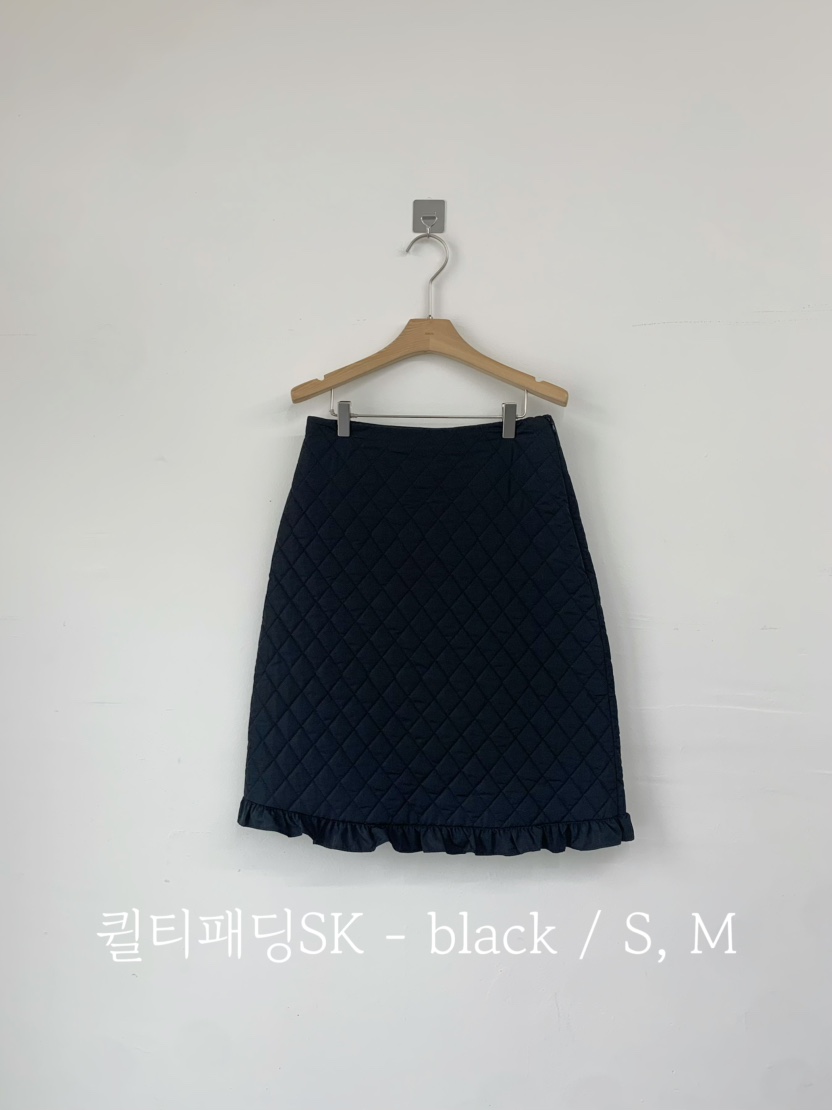 ANOU東大門㊣代購女士新品熱賣25秋冬人氣半身裙中短裙絎縫ANOU半身裙/中短裙圖色1