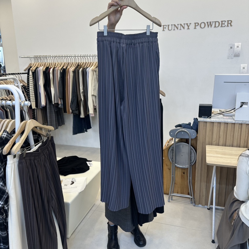 FUNNY POWDER韓國代購㊣女士新品推薦真品人氣時尚25秋冬休閑褲THE FUNNY休閑褲圖色2