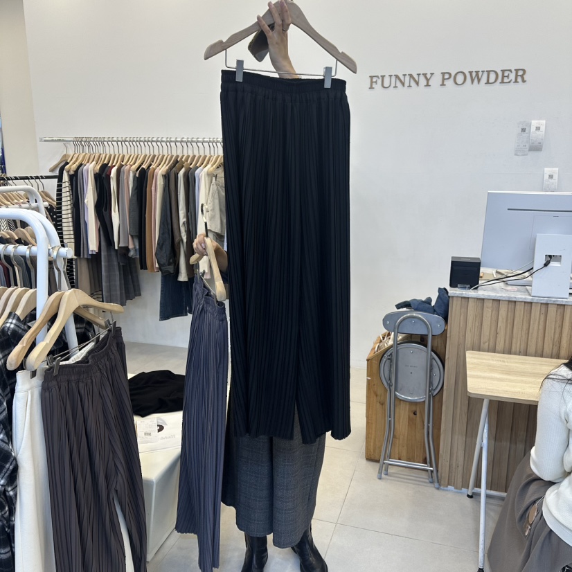 FUNNY POWDER韓國代購㊣女士新品推薦真品人氣時尚25秋冬休閑褲THE FUNNY休閑褲圖色4