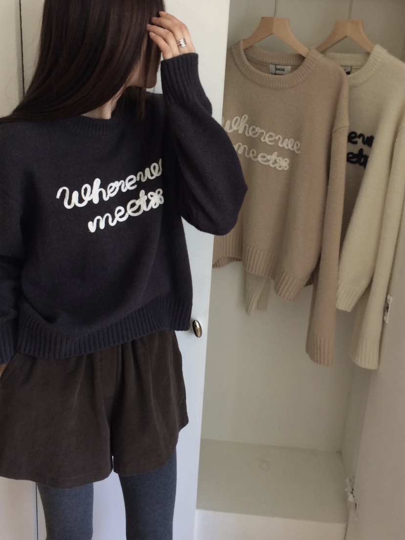 ANOU東大門㊣實拍女士新品人氣職業熱賣真品推薦時尚25秋冬毛衣ANOU毛衣