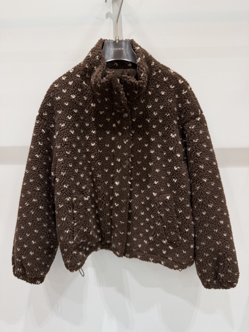 LOOKK東大門㊣直郵女士新款推薦職業人氣真品25秋冬夾克羊毛LOOKK夾克圖色1