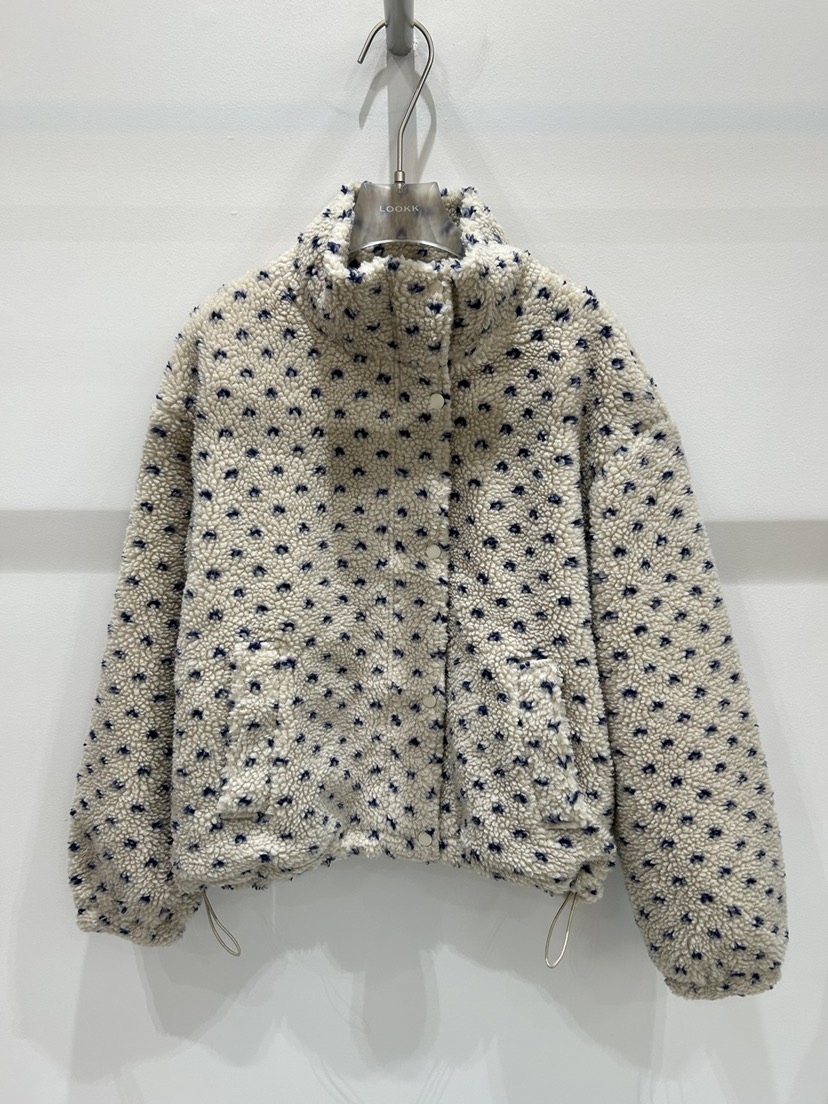 LOOKK東大門㊣直郵女士新款推薦職業人氣真品25秋冬夾克羊毛LOOKK夾克圖色2