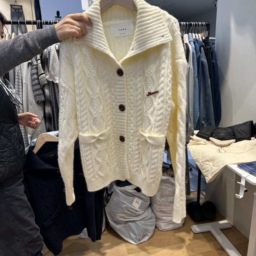 TARA東大門㊣代購女士新款人氣休閑推薦真品25秋冬熱賣毛衣TARA毛衣圖色3