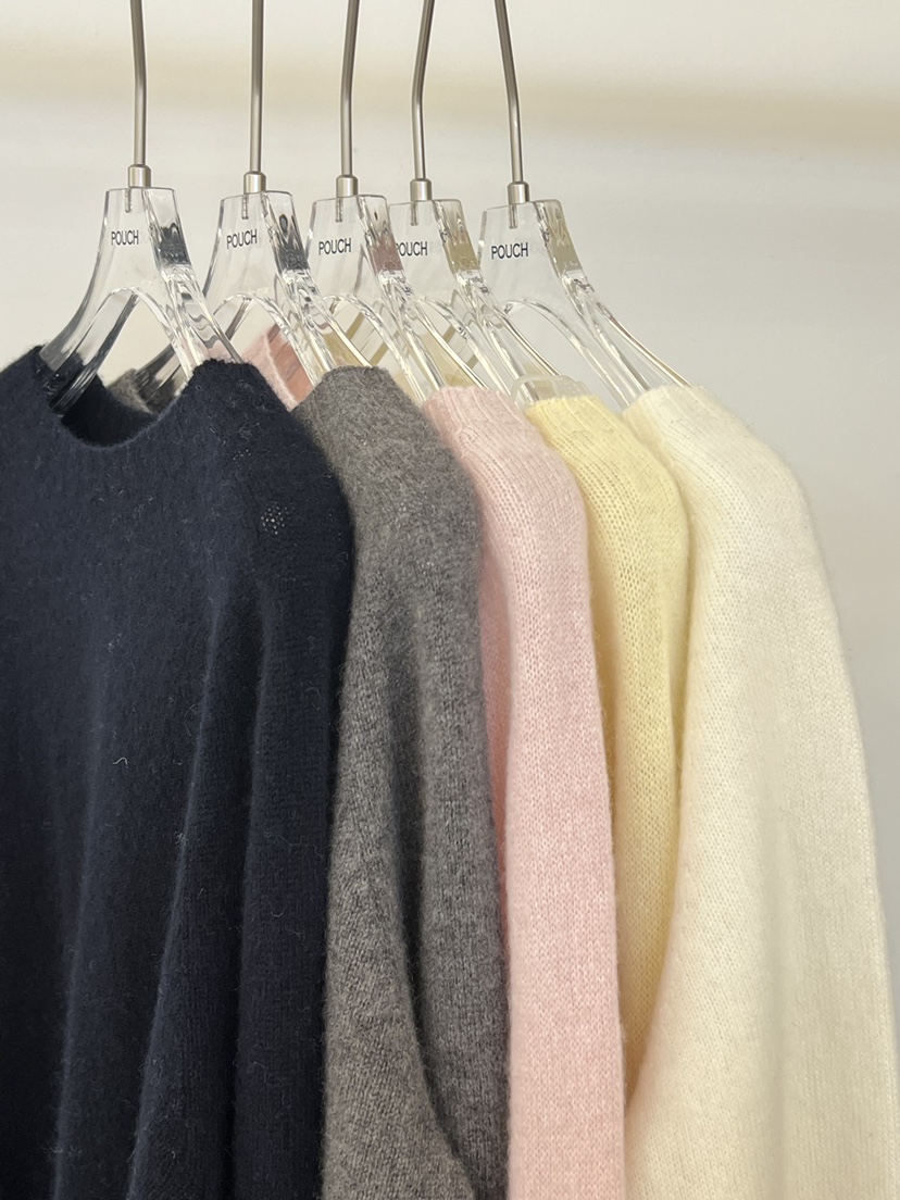 POUCH東大門㊣直郵女士新款25秋冬熱賣休閑推薦職業人氣針織衫POUCH針織衫