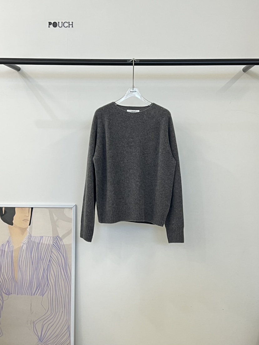 POUCH東大門㊣直郵女士新款25秋冬熱賣休閑推薦職業人氣針織衫POUCH針織衫圖色4