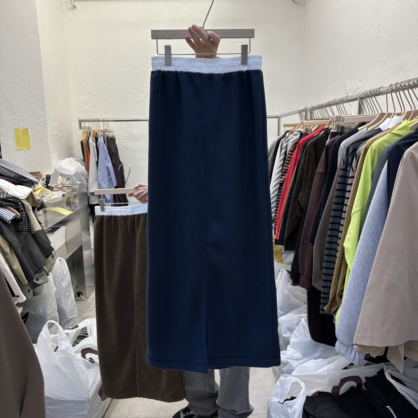 DA YLOG韓國代購㊣女裝新品職業休閑25秋冬人氣真品熱賣長裙DA YLOG長裙