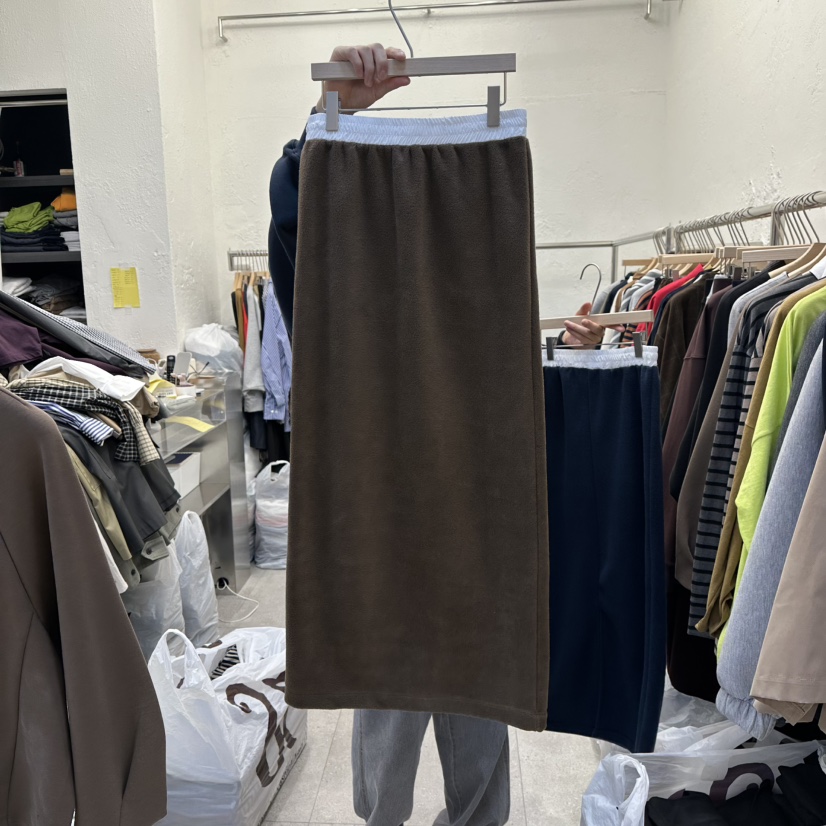 DA YLOG韓國代購㊣女裝新品職業休閑25秋冬人氣真品熱賣長裙DA YLOG長裙圖色2