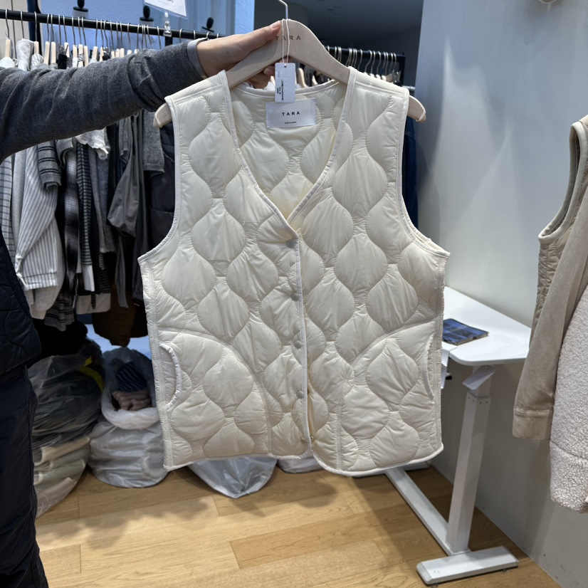 TARA東大門㊣直郵女士新款真品熱賣休閑25秋冬人氣時尚馬甲TARA馬甲圖色1