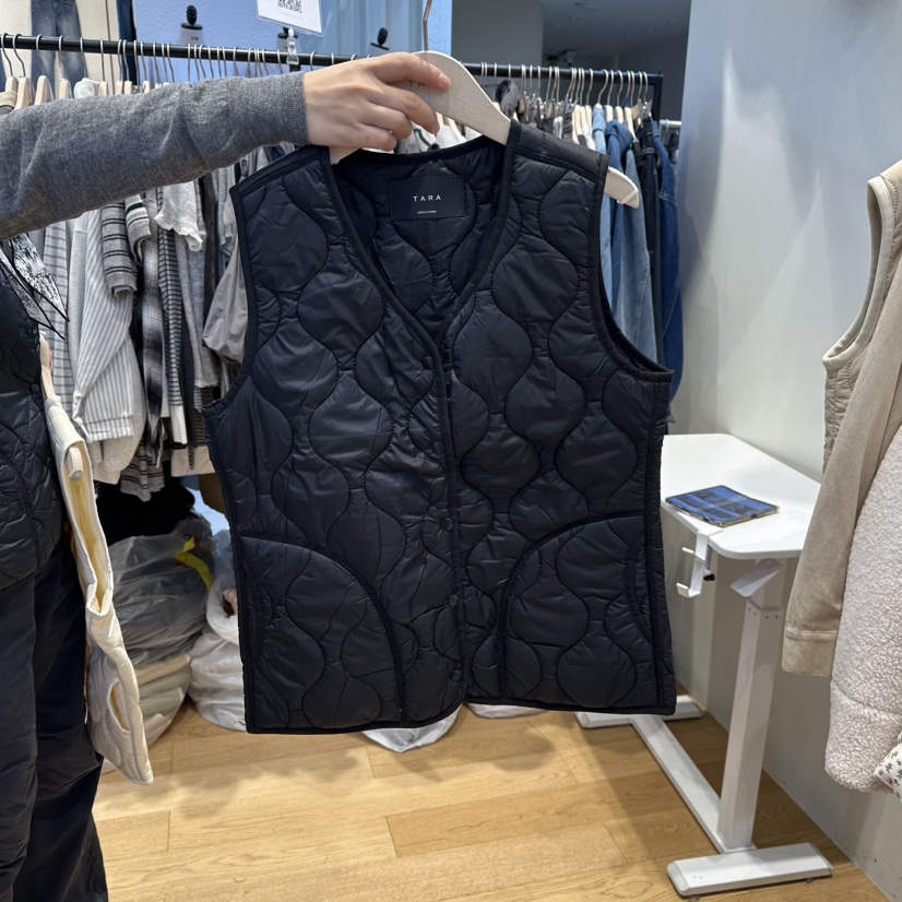 TARA東大門㊣直郵女士新款真品熱賣休閑25秋冬人氣時尚馬甲TARA馬甲圖色2