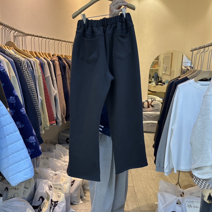AND FLOYD韓國直郵㊣女裝新品時尚休閑職業真品休閑褲加絨stunning and Floyd休閑褲