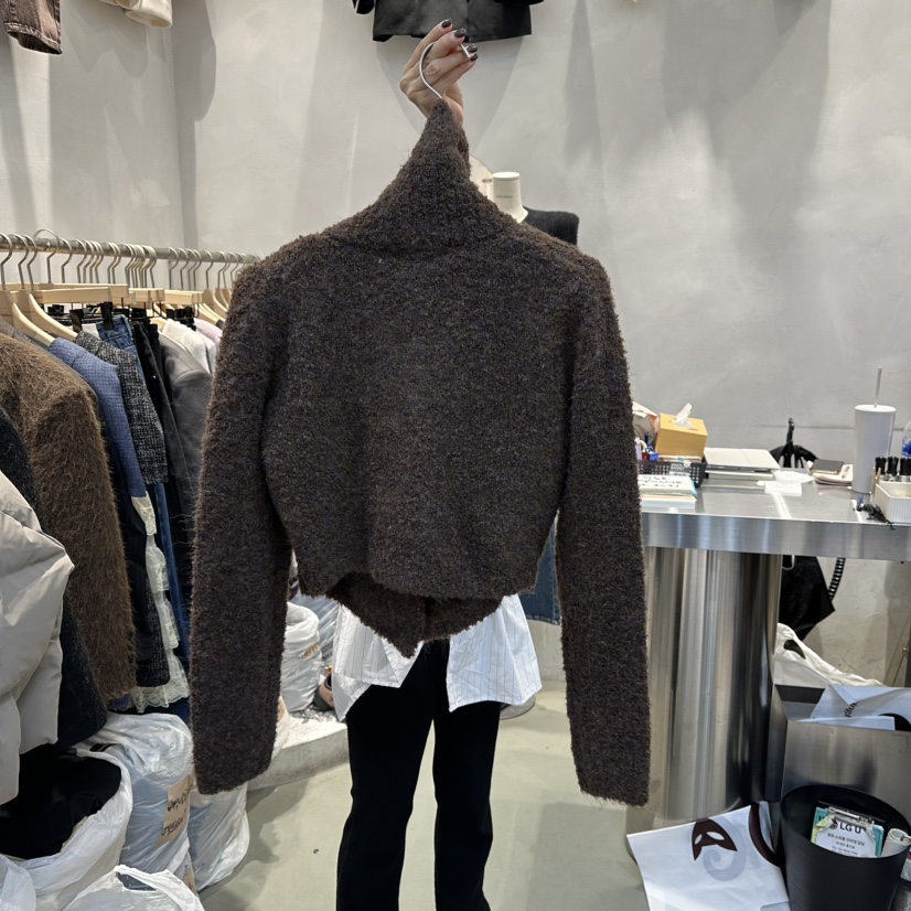 ULTRAORANGE韓國直郵㊣女裝新款熱賣休閑25秋冬時尚針織衫紐扣GILT/ULTRAORANGE針織衫