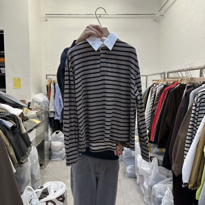 DA YLOG韓國代購㊣女士新款推薦真品25秋冬時尚人氣長袖T恤DA YLOG長袖T恤圖色1