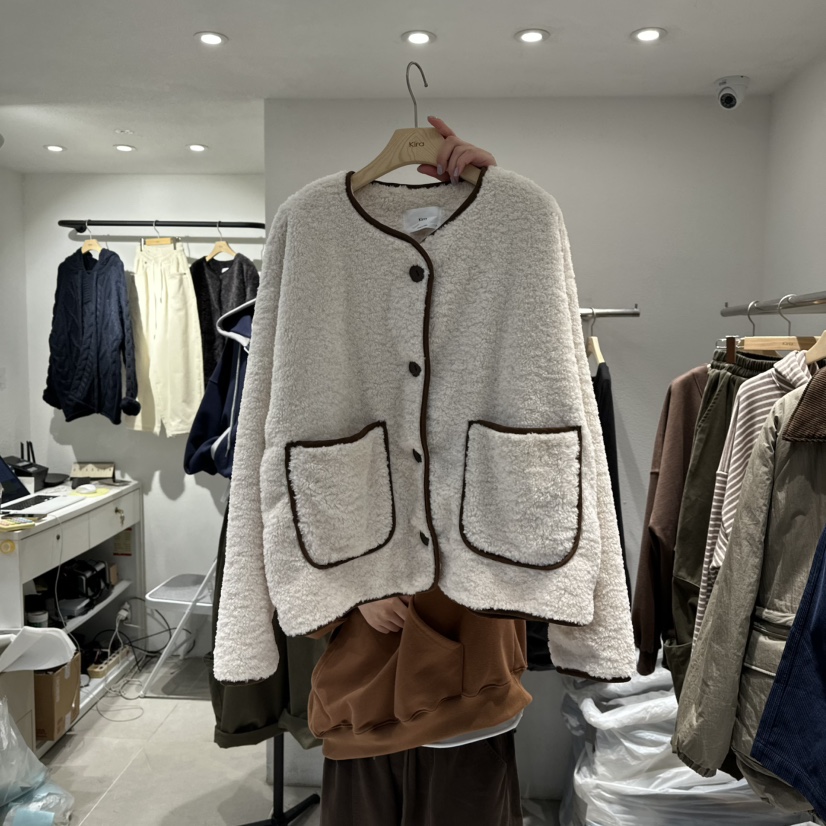 IN KIRA東大門㊣代購女士新款人氣25秋冬職業時尚推薦夾克IN KIRA夾克圖色1