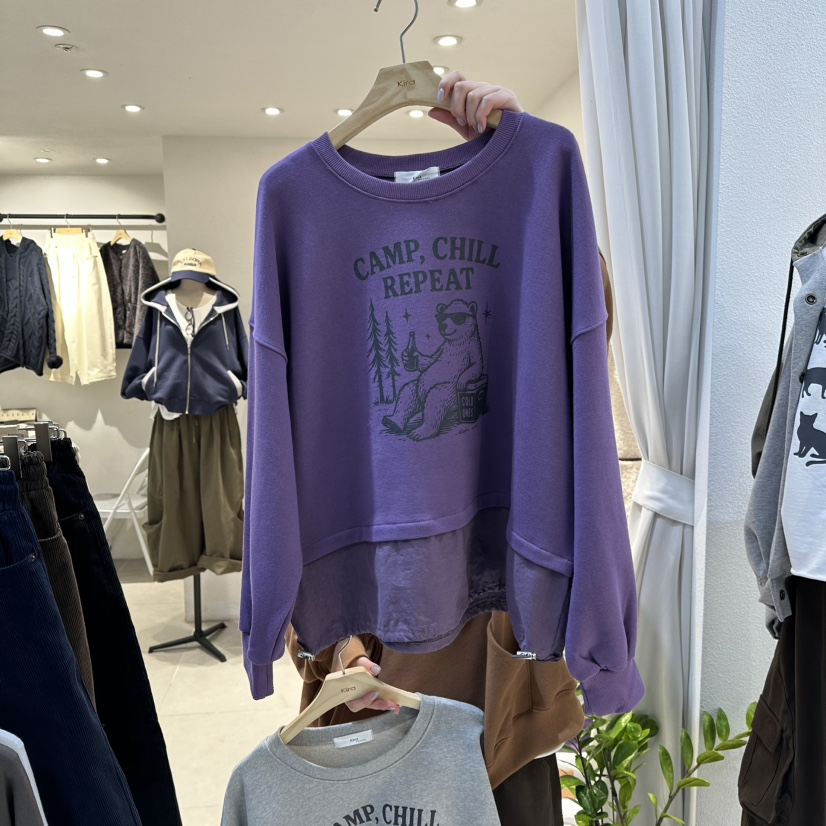 IN KIRA東大門㊣直郵女士新款休閑熱賣職業25秋冬人氣衛衣IN KIRA衛衣圖色4