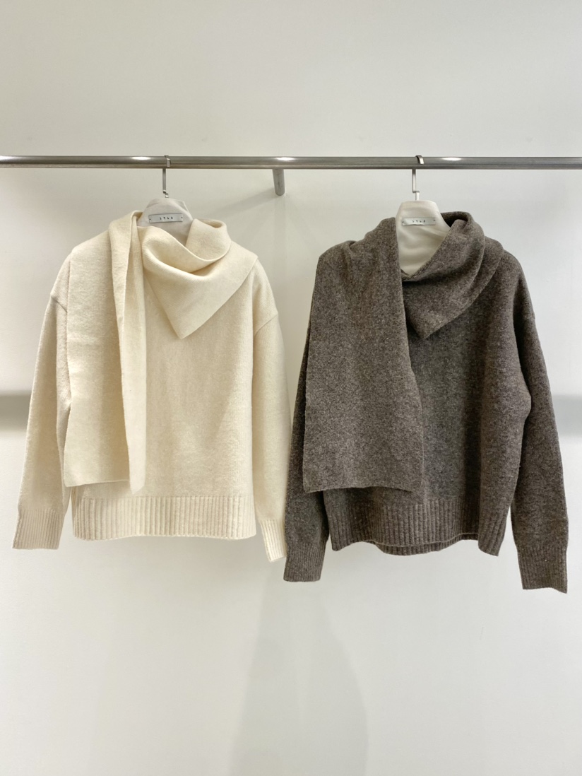 1968東大門㊣直郵女士新品時尚熱賣25秋冬休閑職業針織衫圍巾1968/YEOUYA針織衫