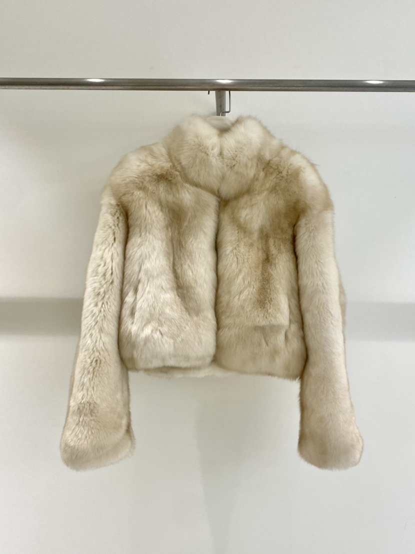 1968韓國直郵㊣女裝新品25秋冬熱賣職業時尚短款大衣拉鏈狐貍1968/YEOUYA短款大衣圖色1