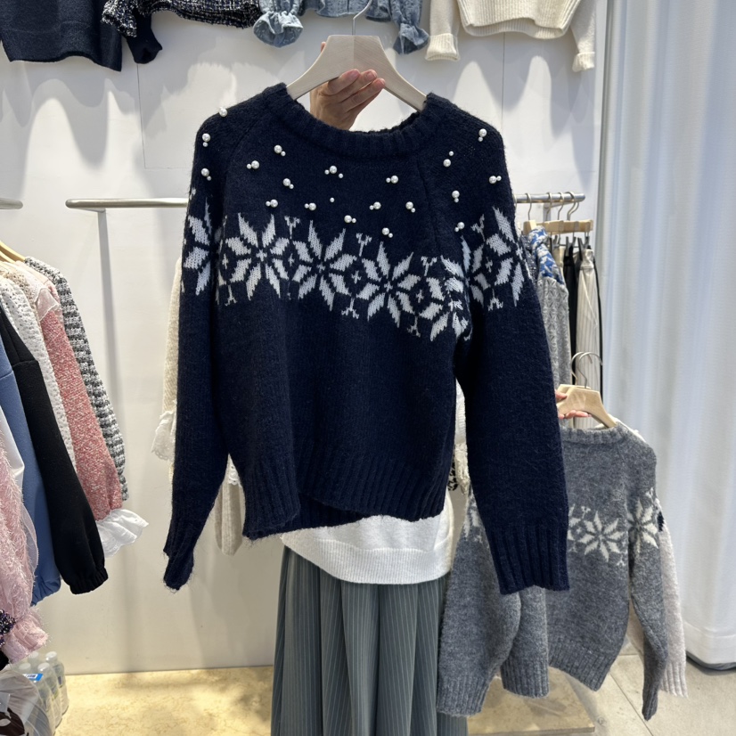 LADYBUG+ADORABLE東大門㊣實拍女士新品真品時尚25秋冬毛衣LADYBUG/Adorable毛衣圖色3