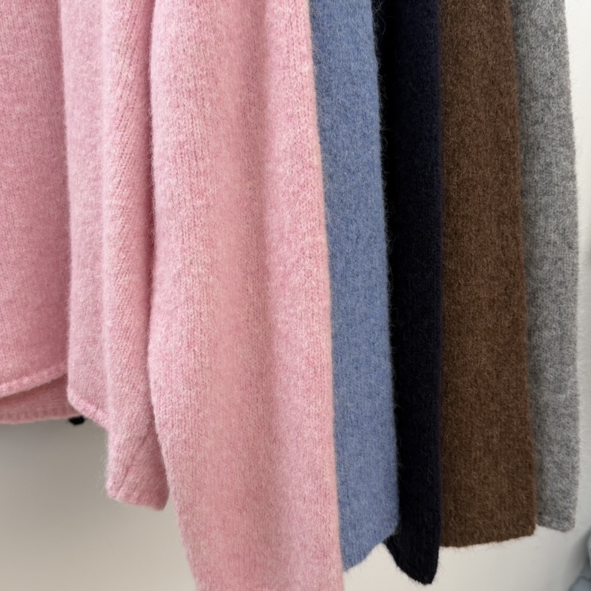 ID東大門㊣代購女士新款人氣熱賣推薦真品職業25秋冬針織衫羊駝ID針織衫