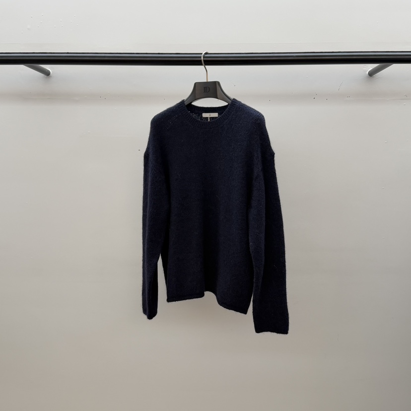 ID東大門㊣代購女士新款人氣熱賣推薦真品職業25秋冬針織衫羊駝ID針織衫圖色3深藍色