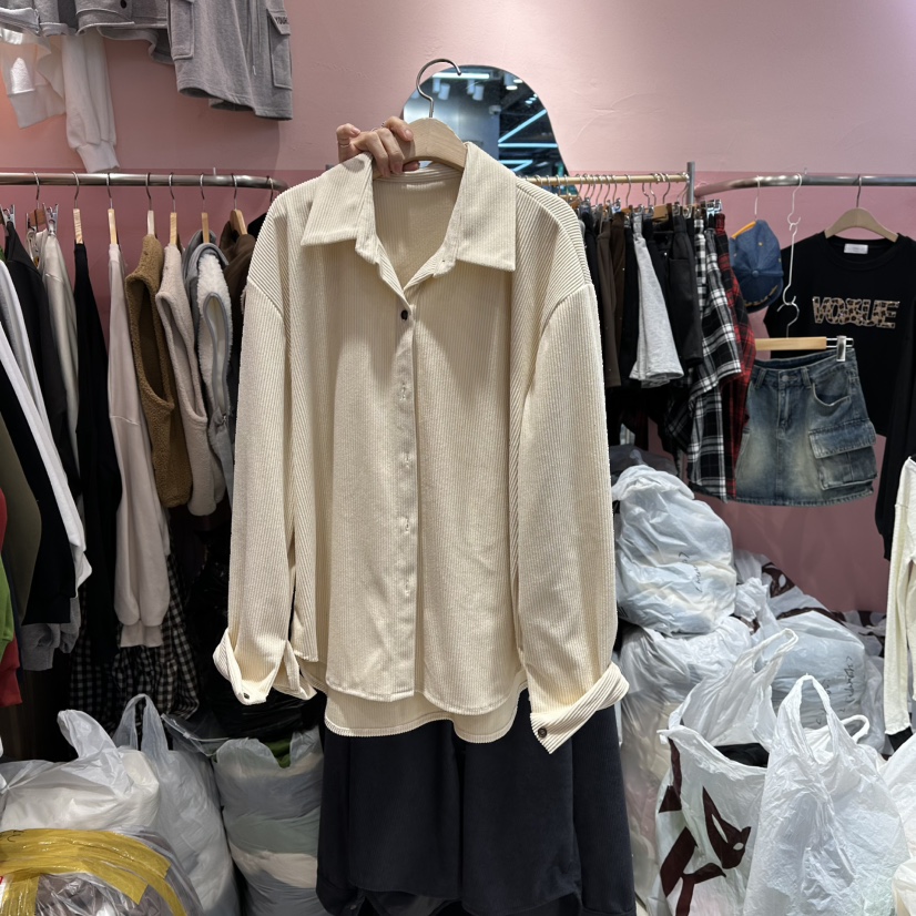 K STORY東大門㊣實拍女裝新品時尚熱賣職業推薦襯衫蕾絲衫K STORY襯衫/蕾絲衫圖色1