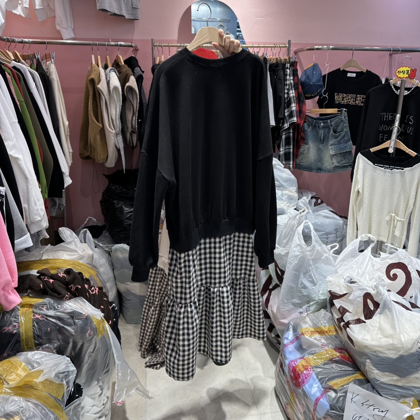 K STORY東大門㊣代購女裝新品真品熱賣職業休閑連衣裙兔子K STORY連衣裙