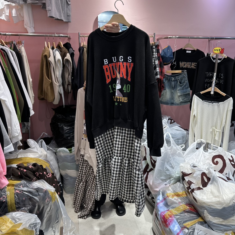 K STORY東大門㊣代購女裝新品真品熱賣職業休閑連衣裙兔子K STORY連衣裙圖色2