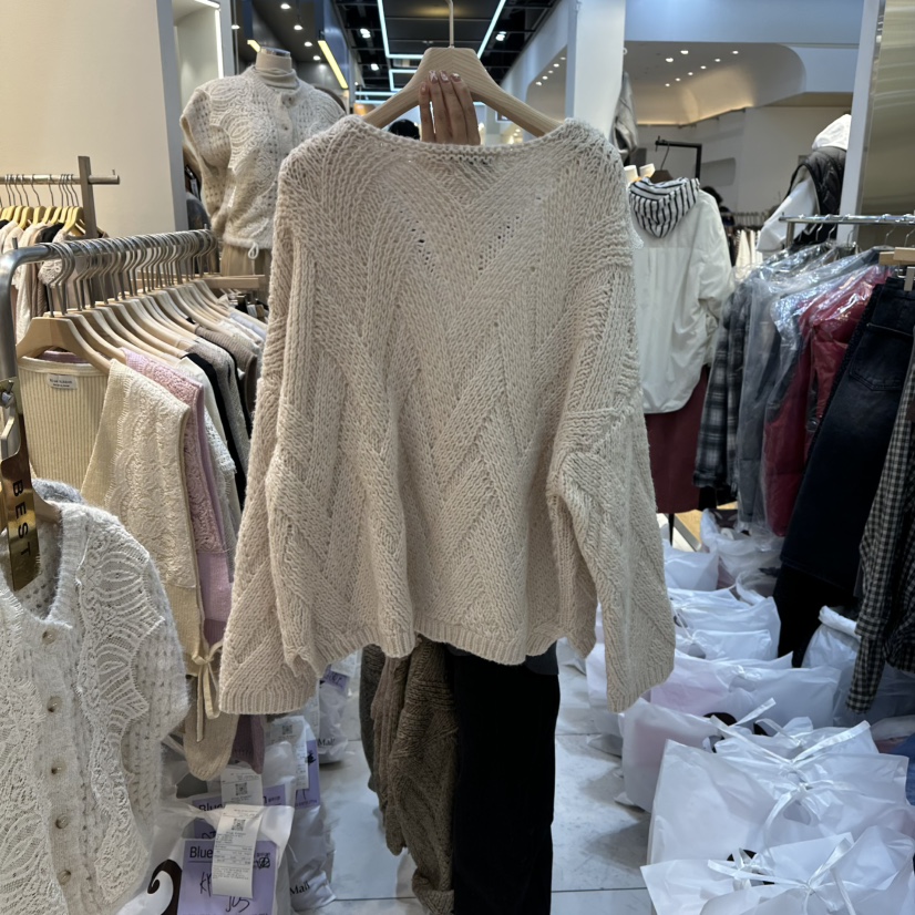 BLUE RIBBON東大門㊣實拍女士新款時尚熱賣人氣真品推薦毛衣BLUE RIBBON毛衣