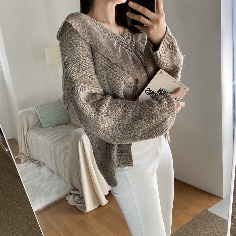 BLUE RIBBON東大門㊣實拍女士新款時尚熱賣人氣真品推薦毛衣BLUE RIBBON毛衣