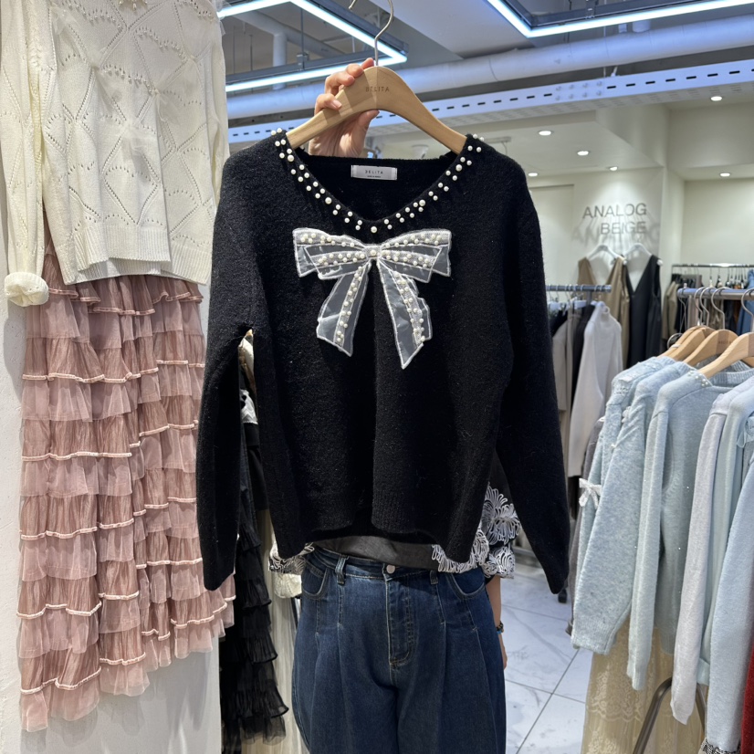 BELITA韓國代購㊣女士新款人氣推薦真品25秋冬職業熱賣毛衣BELITA毛衣圖色4