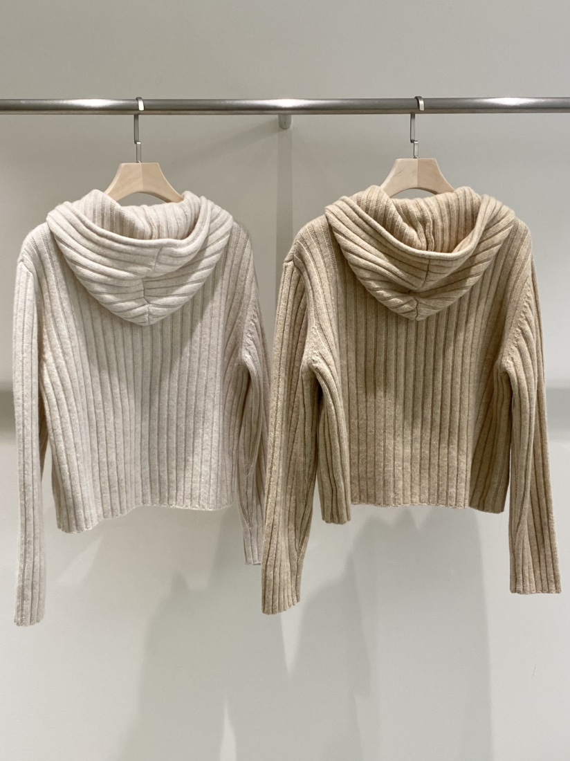 1968韓國直郵㊣女士新款休閑25秋冬熱賣針織衫拉鏈開衫連帽1968/YEOUYA針織衫