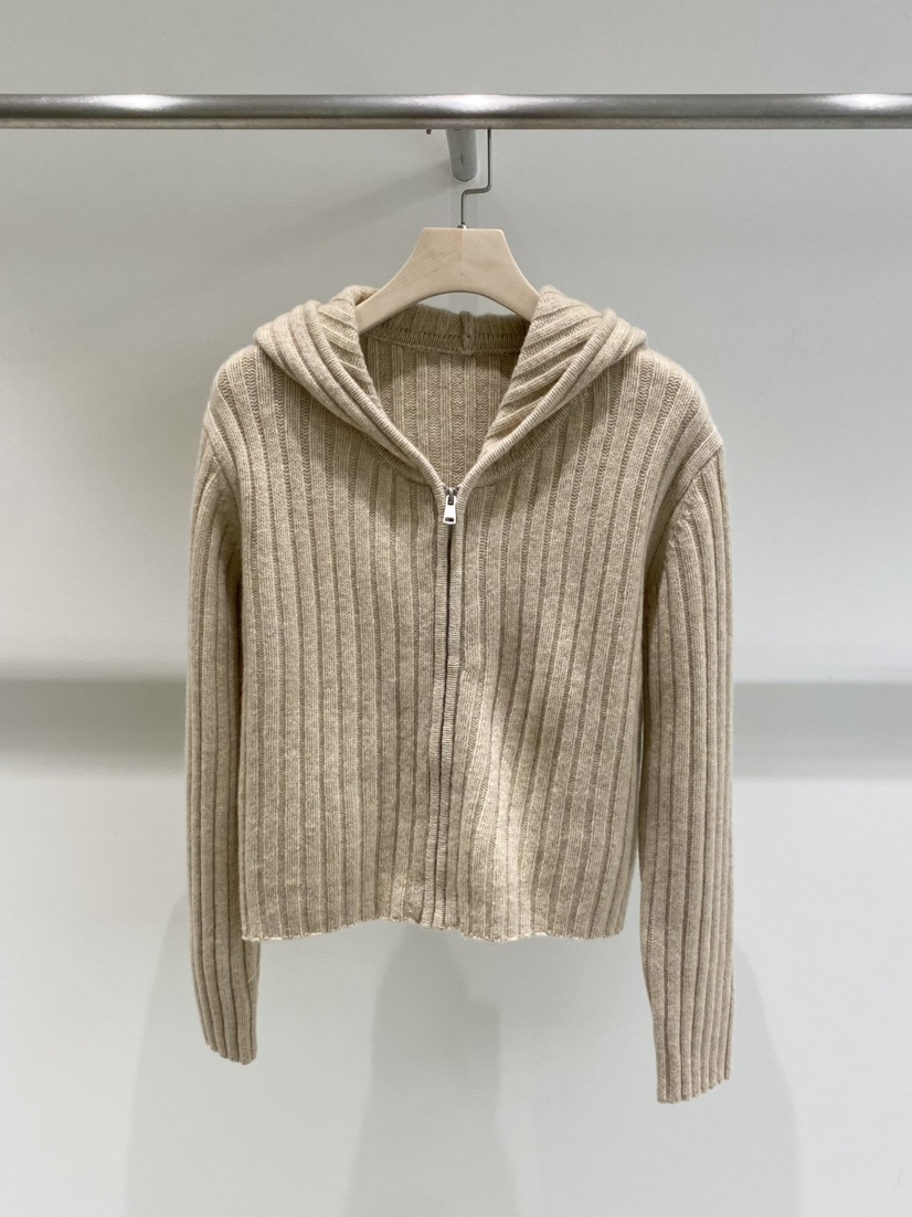 1968韓國直郵㊣女士新款休閑25秋冬熱賣針織衫拉鏈開衫連帽1968/YEOUYA針織衫圖色2