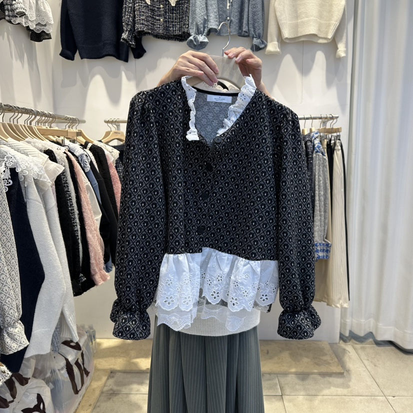 LADYBUG+ADORABLE東大門㊣實拍女士新款職業真品襯衫蕾絲衫LADYBUG/Adorable襯衫/蕾絲衫圖色2