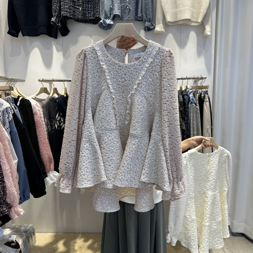 LADYBUG+ADORABLE東大門㊣代購女士新品職業熱賣襯衫蕾絲衫LADYBUG/Adorable襯衫/蕾絲衫圖色3