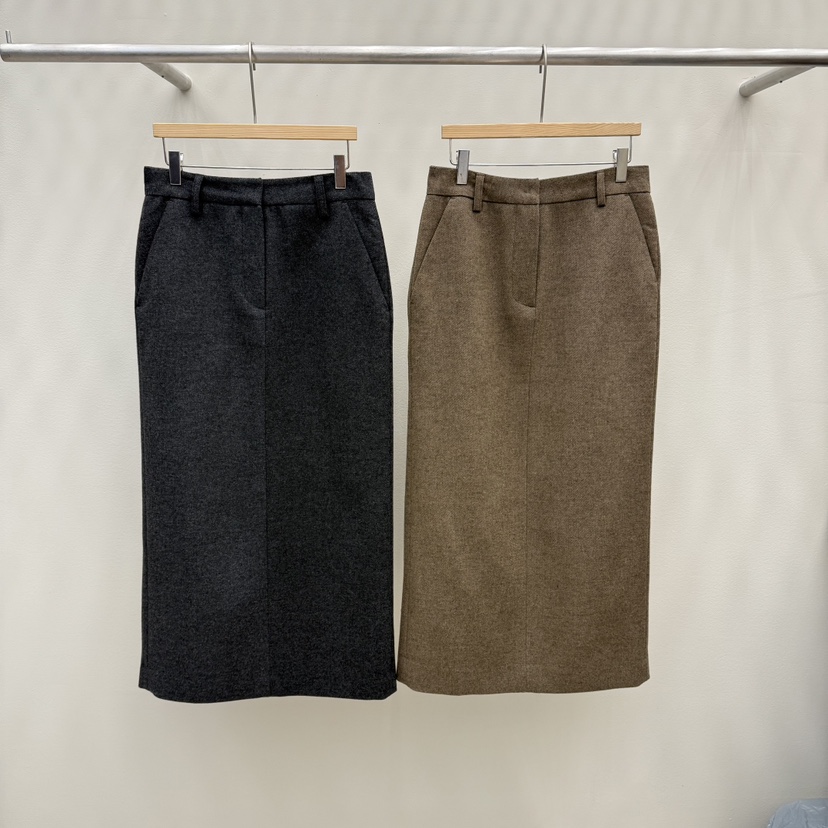 EOOB/LAMEREI東大門㊣實拍女士新品休閑真品25秋冬長裙直筒EOOB/LAMEREI長裙