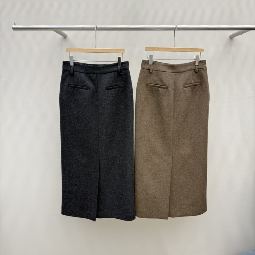 EOOB/LAMEREI東大門㊣實拍女士新品休閑真品25秋冬長裙直筒EOOB/LAMEREI長裙